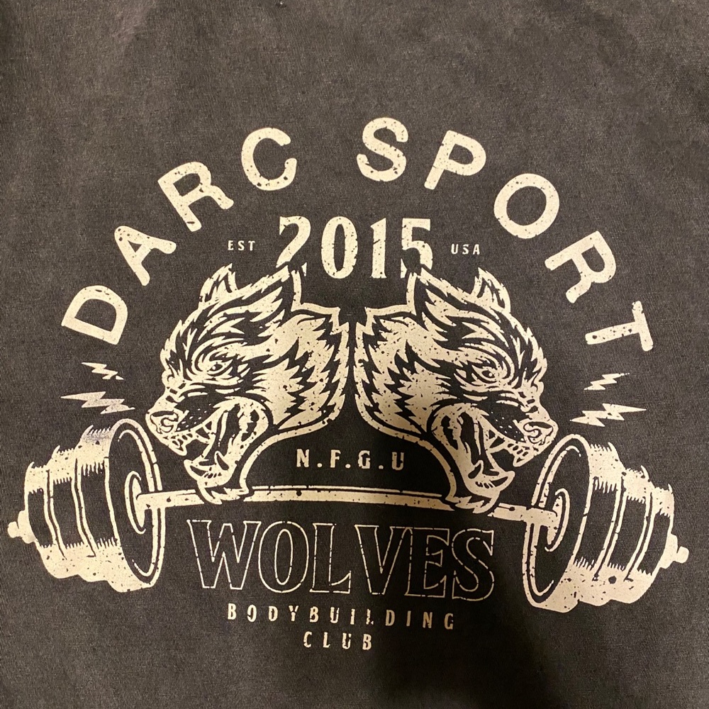 Darc Sport CAP SLEEVE (DROP) TEE IN VINTAGE BLACK